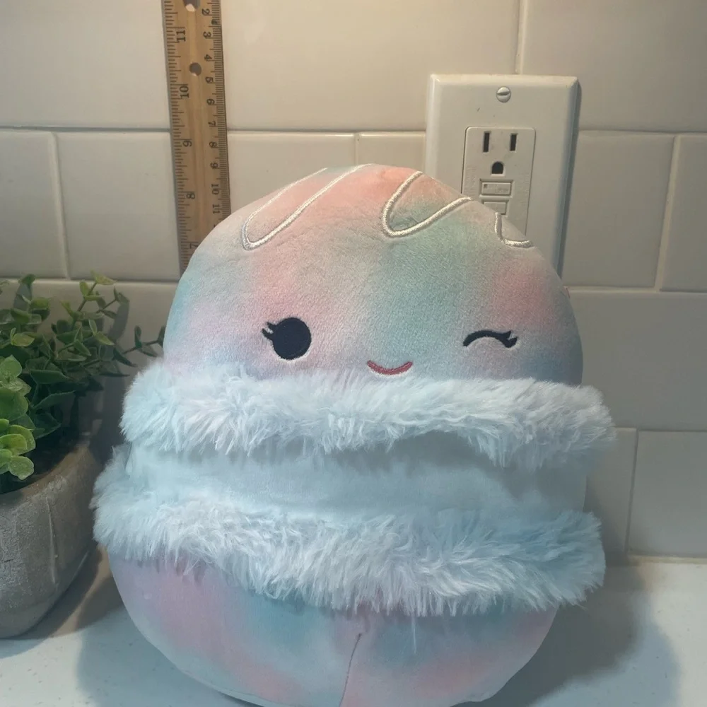 Squishmallows Lizma the Macaron Pastel Pillow 8 inch